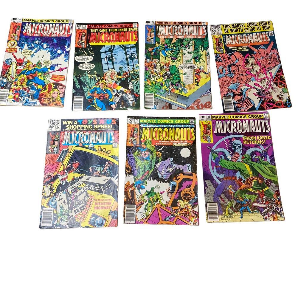 Marvel Gold Key Charlton Star Comic Books The Micronauts Tarzan Disney Bronze - Picture 2 of 8